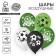Shar Latex 12 "Football", set of 5 pcs.