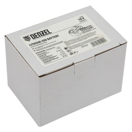 Battery battery Denzel 28436, B-18-2.0, Li-Ion, 18 V, 6.0 Ah-6