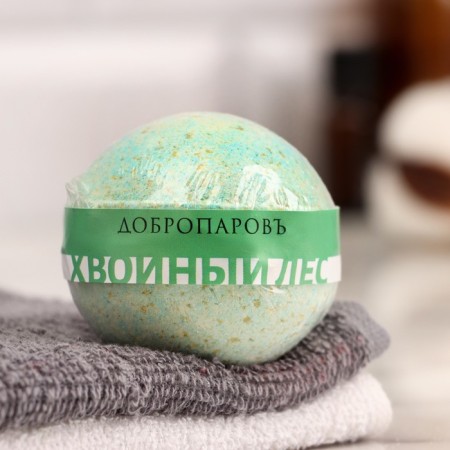 Book for a bath with sea salt "coniferous forest" 110 g of Dobroparov