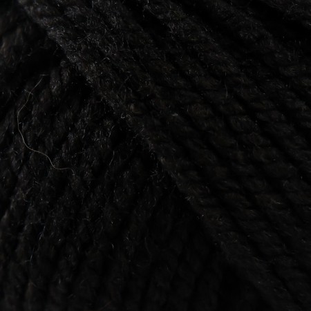 Gingerbread "Shetland Chunky" 50% acrylic, 50% wool 150m/100g (602 black)-2