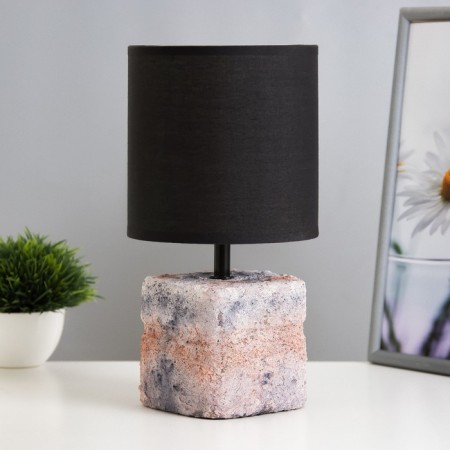 Camila table lamp E14 40w Barly Black 15x15x33cm Risalux