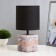 Camila table lamp E14 40w Barly Black 15x15x33cm Risalux