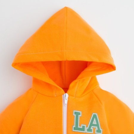 Set: Huds and pants crumb I am "NY", height 68-74 cm, color orange color-1