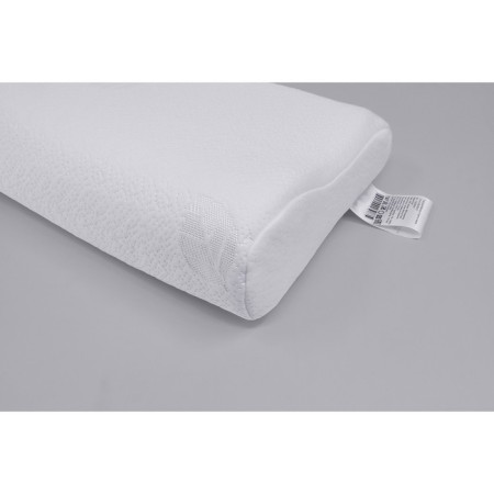 Orthopedic pillow in Memory Foam in Tencel Fito Chele, size 50x30x10/7 cm, white color-2