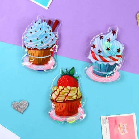 Hair gum "Fitulka" (set of 30 pcs) Pies, 2 cm, mix-1