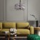 Smart Suspended Light Frammenti, 60W, E14, 52x52 cm