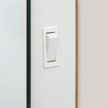Mirror, dressing room, wall, 12 bulbs, 60 × 60 cm-3