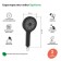 Shower watering can Iddis spahome spa3f0bi18, 263x131x31 mm, black