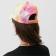 Women's cap Minaku "Tie-Dye", yellow color, rr 54-56