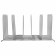 Horizontal Brauberg "Germanium" paper tray, 5 sections, metal, silver 237969