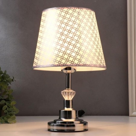 Table lamp 16227/1CR E27 40W chrome 21x21x34.5 cm Risalux-1