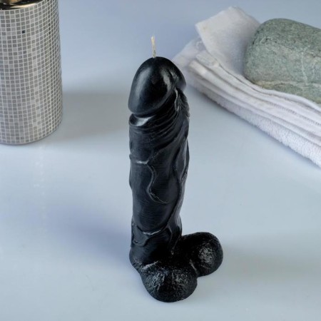 Figure candle "Favorite" Black 16cm-3