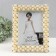 Photo frame 1131 15x20 cm "Pearls" plastic, col. lactic