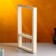 Kashpo wooden 25x40x4.5 cm with 5 flasks "Extra Frame", natural give beautifully