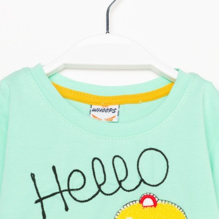Longslit for a boy, menthol color, height 92-1