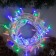 Garland "thread" 10 m, IP65, UMS, white thread, 100 LED, glow of multi, 220 V