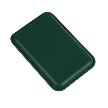 Cartholder for phone, leather, magsafe, green-1