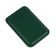 Cartholder for phone, leather, magsafe, green