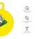 Children's ball with handles, d = 15 cm, 80 g, color mix