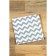 Pillowcase, size 50 × 70 cm, zigzag print, gray color