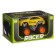 Radio -controlled jeep "racer", works on batteries, yellow color
