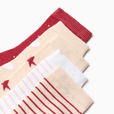 Set of female socks KAFTAN "New Year's miracles" size 36-39 (23-25 ​​cm), 5 pairs-3
