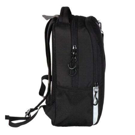 School backpack, 38 x 29 x 16 cm, Grizzly, ergonomic back, black/gray-3