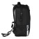 School backpack, 38 x 29 x 16 cm, Grizzly, ergonomic back, black/gray