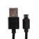 PERO DC -03 MicroUSB cable - USB, 2.5 A, 2m, black