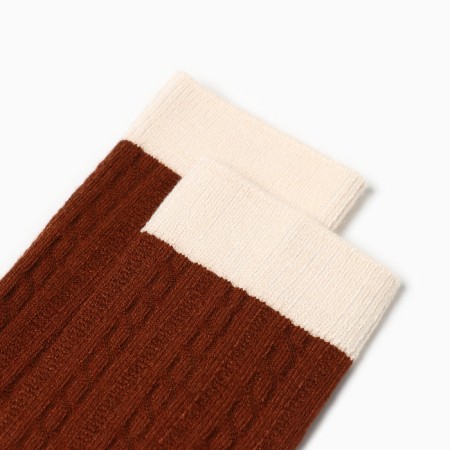 Women's socks, brown color 36-40-1