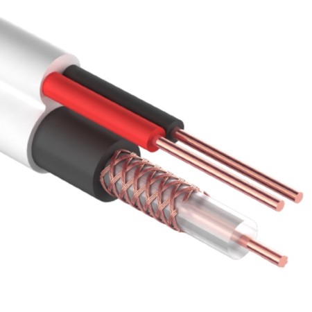 Bay cable KKSV-B+2x0.5 mm, 305 m, white, rexant