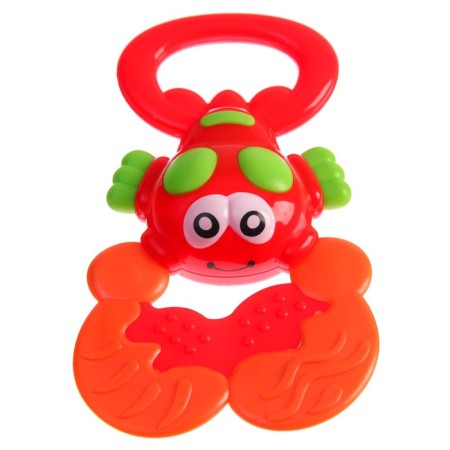 The rattle "Krabik" with elastic elements, Baby me-1