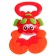The rattle "Krabik" with elastic elements, Baby me