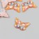 Decor for creativity Plastic "Butterfly with gold points" 1.5x2.2 cm