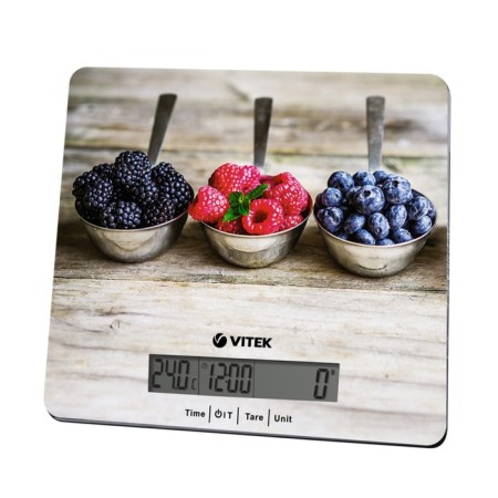 Kitchen Libra Vitek VT-2429, electronic, up to 5 kg, drawing "Berries"