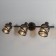 Sconces Citilux "Hesse" CL536635, 53x10 cm, 3x60W, E14, brown color
