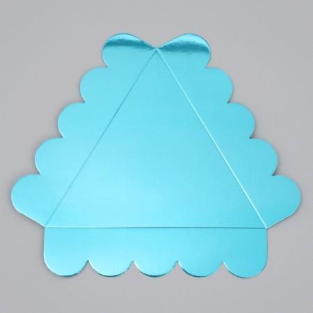 Cookie box, confectionery packaging with PVC lid, “blue”, 18 x 3 cm-5