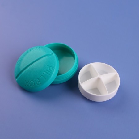 Pill "Pill Box", 4 sections, color mix-2