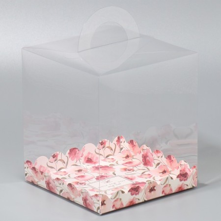Confectionery box, chest, packaging, only for you my love, 16 x 16 x 18 cm-1