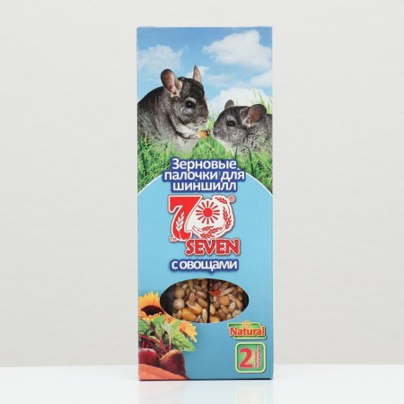 SEVEN SEEDS Special sticks for chinchillas, vegetables, 2 pcs, 100 g-1