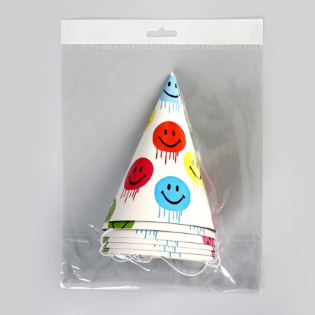 Paper cap “Smile”, in a set of 6 pcs.-3