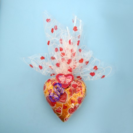 Confectionery "Heart" with a postcard, 60 g-1