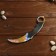 Souvenir weapons made of wood "Cerambit, hardening"