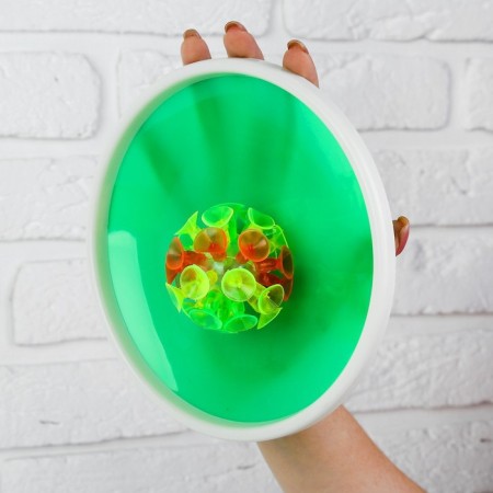 Velcro game, set: 2 plates, ball, mix color-1