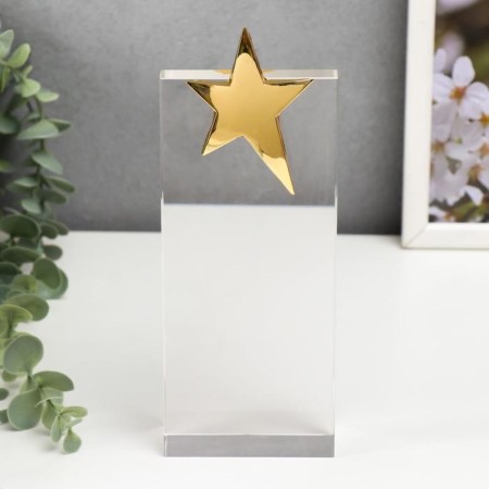 Souvenir Glass "Steel award - Star" 22,5x8x3.2 cm-1