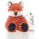 Soft Gulliver toy "Fox Embber", orange color, 28 cm