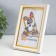 Photo frame plastic 10x15 cm white (981)