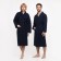 Wafel unisex bathrobe, size s, blue color