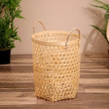 Wicker basket, from bamboo 35x35x45 cm