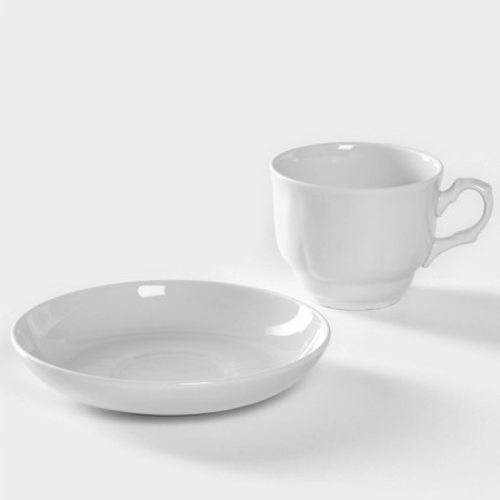 Tea pair of porcelain "Tulip", 250 ml, d = 8.7 cm-1